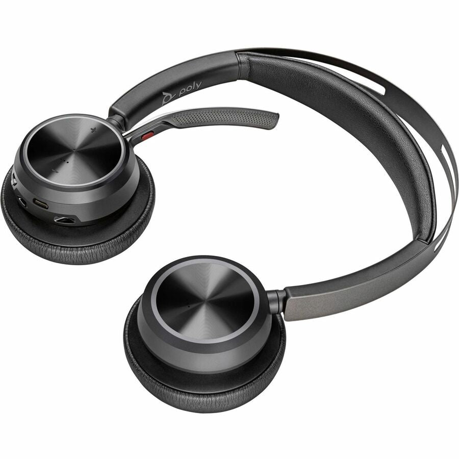 Alternate-Image1 Image for Poly Voyager Focus 2 USB-C-C Headset + USB-C/A Adapter TAA