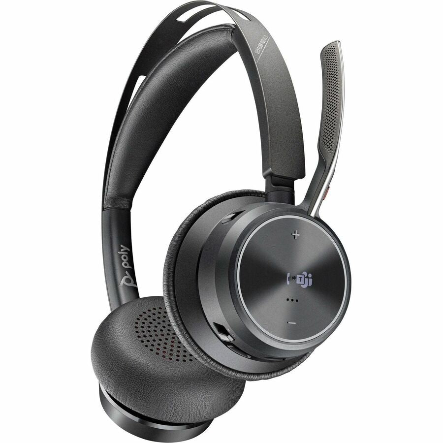 Bottom Image for Poly Voyager Focus 2 Microsoft Teams Certified USBC-C Headset + USB-C/A Adapter