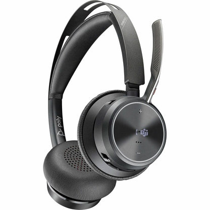 Bottom Image for Poly Voyager Focus 2 Microsoft Teams Certified USBC-C Headset + USB-C/A Adapter