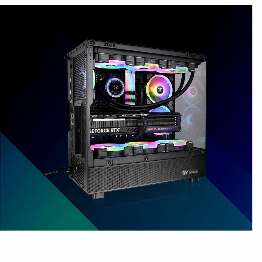 Alternate-Image4 Image for Thermaltake View 270 Plus TG ARGB Mid Tower Chassis