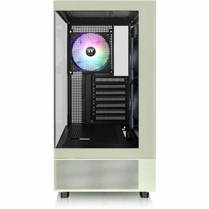Front Image for Thermaltake View 270 Plus TG ARGB Matcha Green Mid Tower Chassis