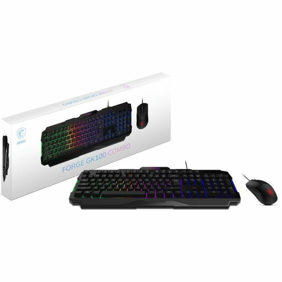 Alternate-Image5 Image for MSI FORGE GK100 Gaming Keyboard & Mouse