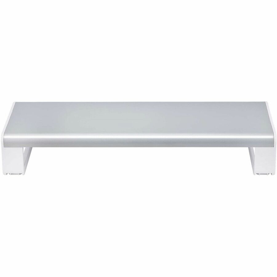 Front Image for StarTech.com Ergonomic Monitor Riser Stand, Up to 33lb/15kg, Fixed height 3.5in/9cm, Desktop Computer Monitor/Laptop Riser, Steel Platform