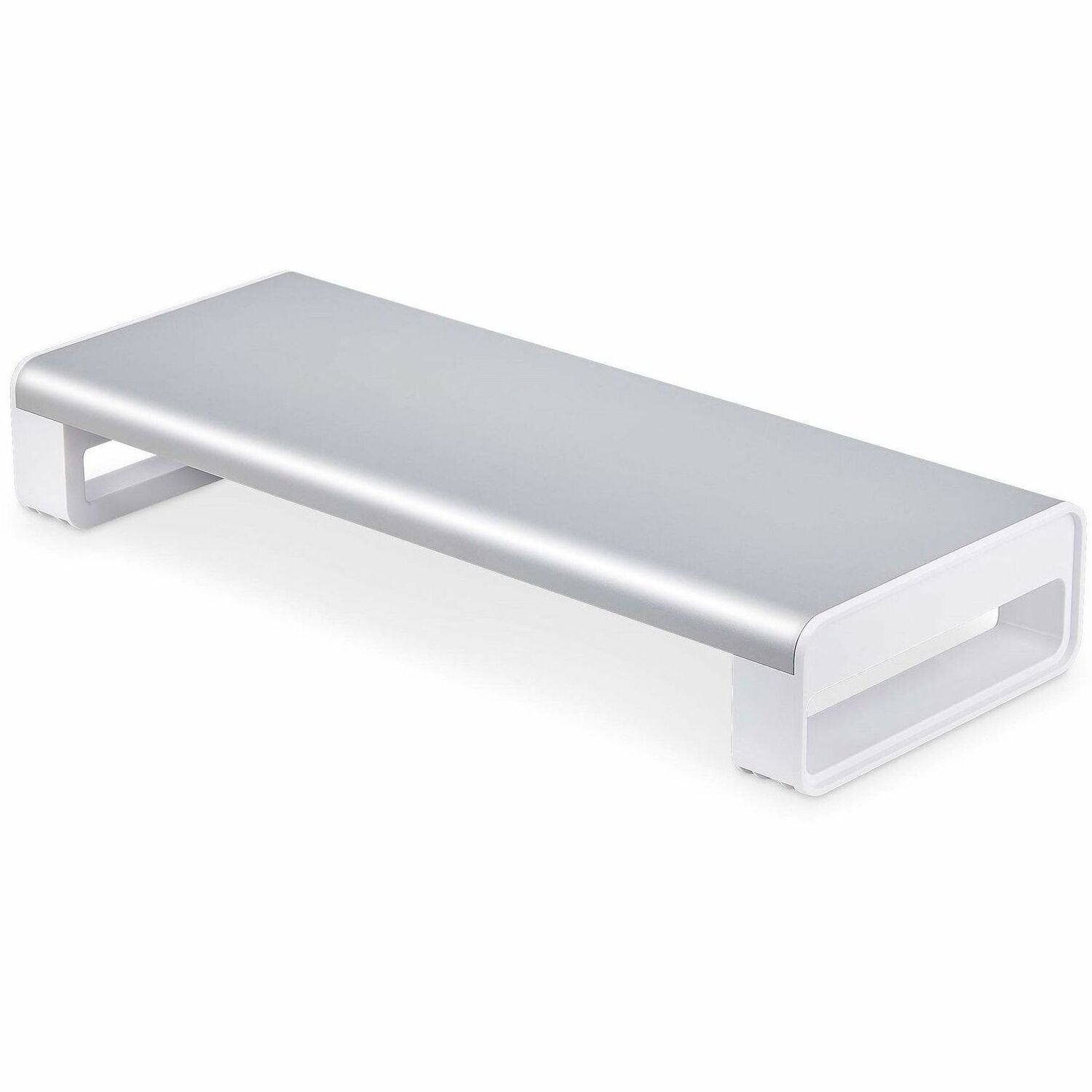 Main Image for StarTech.com Ergonomic Monitor Riser Stand, Up to 33lb/15kg, Fixed height 3.5in/9cm, Desktop Computer Monitor/Laptop Riser, Steel Platform