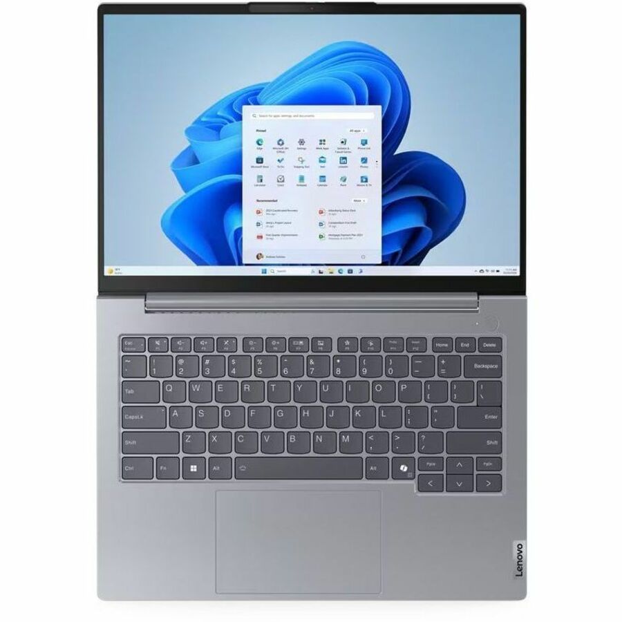 Alternate-Image1 Image for Lenovo ThinkBook 14 G7 ARP 21MV0008US 14" Notebook - WUXGA - AMD Ryzen 5 7535HS - 8 GB - 256 GB SSD - English (US) Keyboard - Arctic Gray