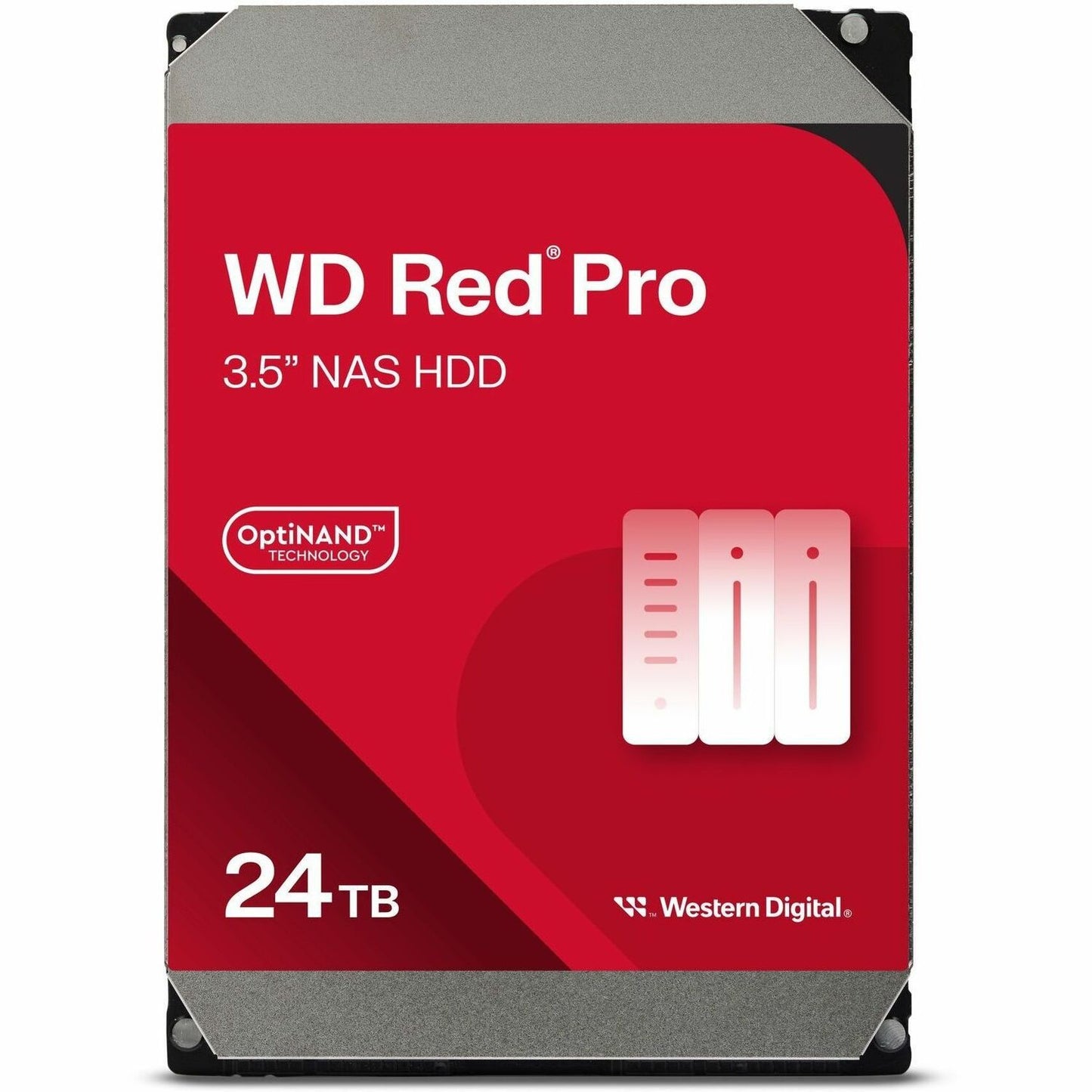 Main Image for WD Red Pro WD240KFGX 24 TB Network Hard Drive - 3.5" Internal - SATA (SATA/600) - Conventional Magnetic Recording (CMR) Method