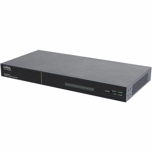 Main Image for Luxul 1Gb L2/L3 Managed Switch - 8 PoE+, 2 RJ45, 2 SFP Rear-Facing Ports - TAA Compliant