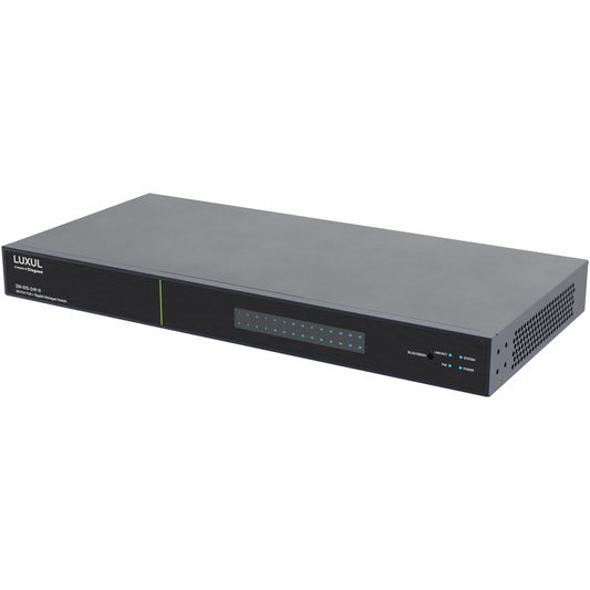 Main Image for Luxul 1Gb L2/L3 Managed Switch - 24 PoE+, 4 (10G) SFP+ Rear-Facing Ports - TAA Compliant