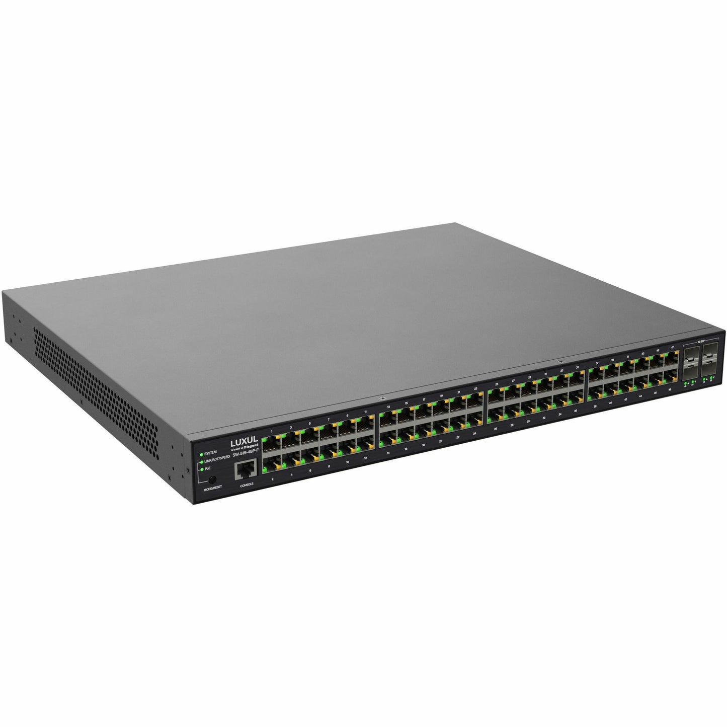 Main Image for Luxul 1Gb L2/L3 Managed Switch - 48 PoE+, 4 SFP Front-Facing Ports - TAA Compliant