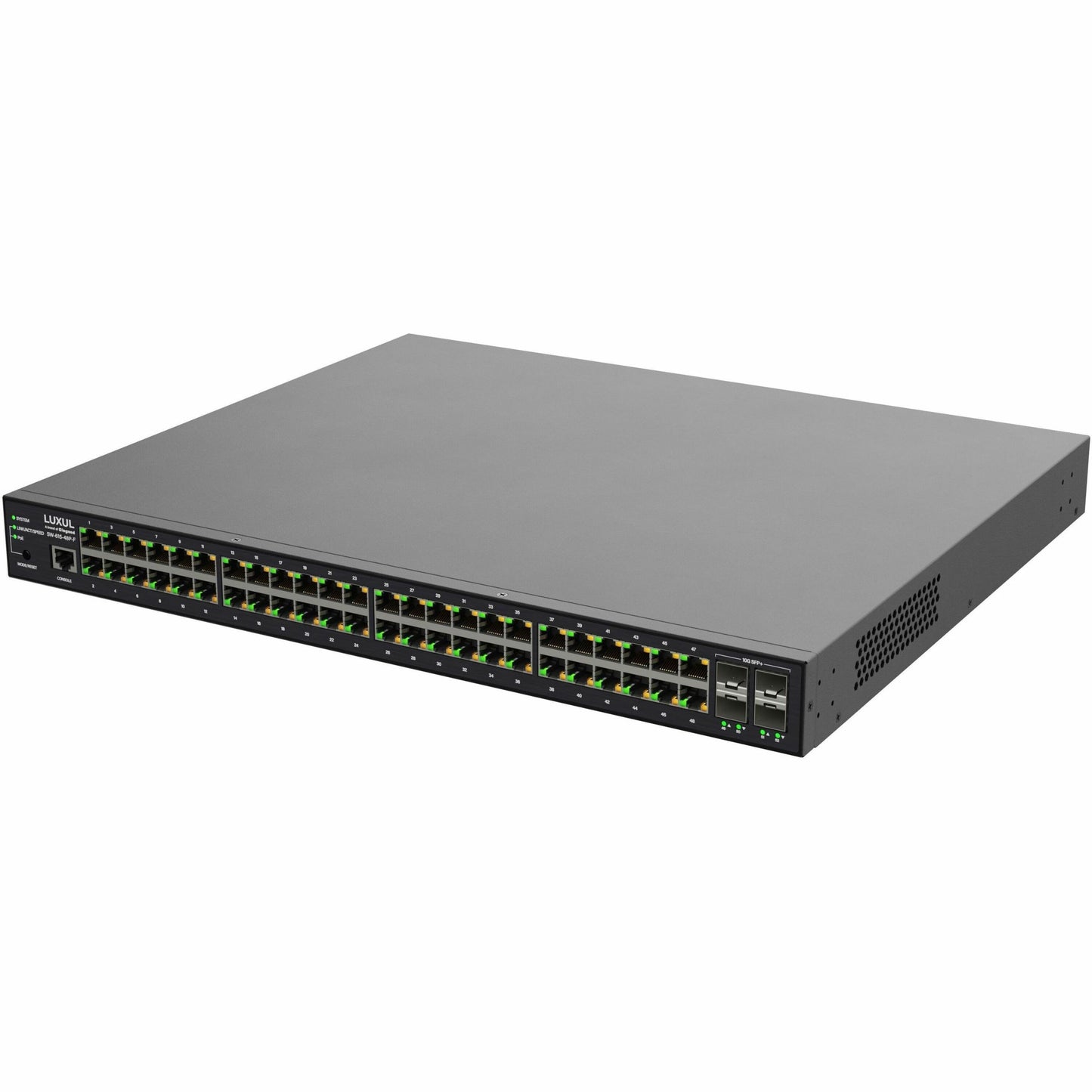 Main Image for Luxul 1Gb L2/L3 Managed Switch - 48 PoE+, 4 (10G) SFP+ Front-Facing Ports - TAA Compliant