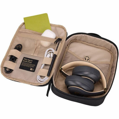 Alternate-Image3 Image for Case Logic Invigo 3205109 Carrying Case Electronic Equipment, Cable, Earbud, Power Adapter, Passport, Pen, Headphone, Accessories - Black