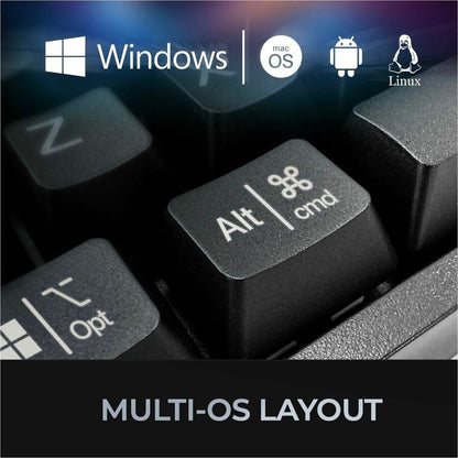 Alternate-Image4 Image for Adesso Multi-OS Mechanical Compact Keyboard With CoPilot AI Hotkey