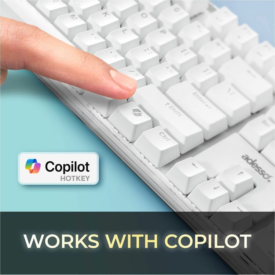 Alternate-Image3 Image for Adesso Multi-OS Illuminated Mechanical Keyboard With CoPilot AI Hotkey