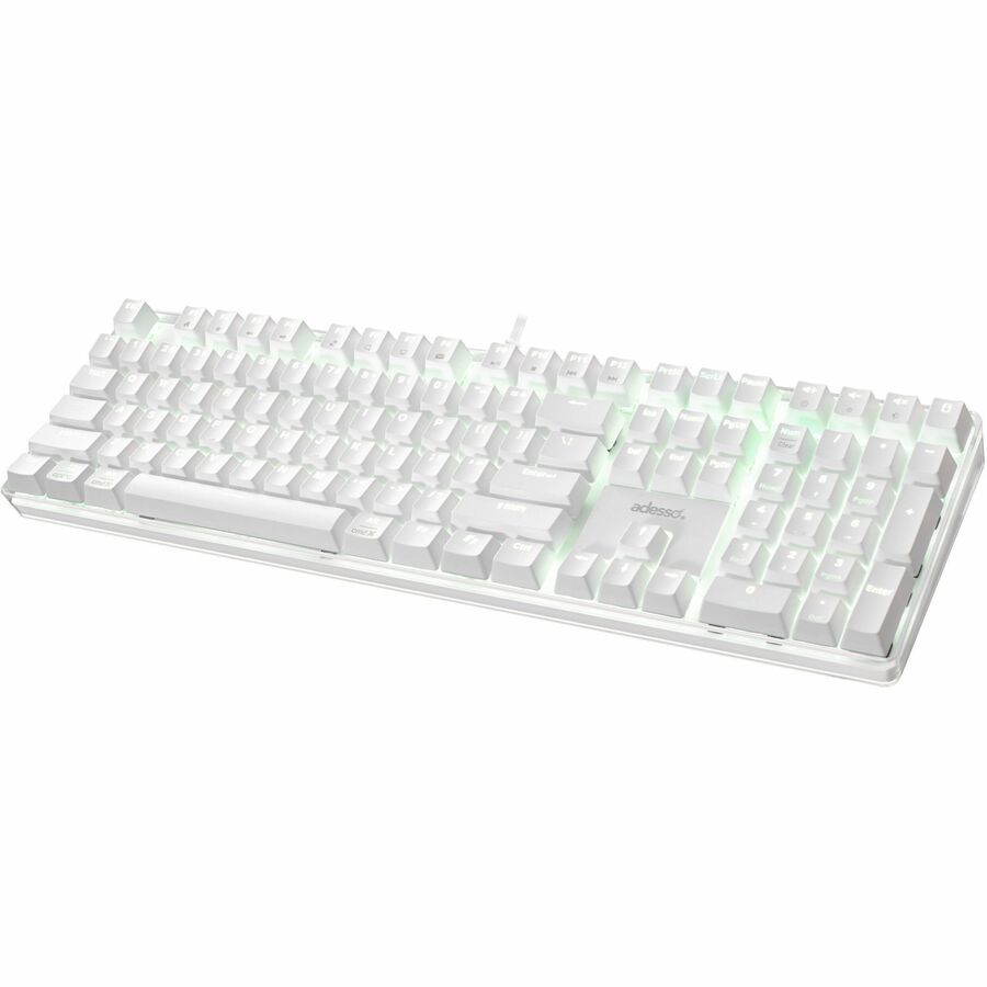 Left Image for Adesso Multi-OS Illuminated Mechanical Keyboard With CoPilot AI Hotkey