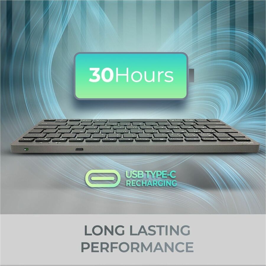 Alternate-Image5 Image for Adesso EasyTouch 7000 Multi OS Bluetooth Scissor Switch Keyboard with CoPilot AI Hotkey