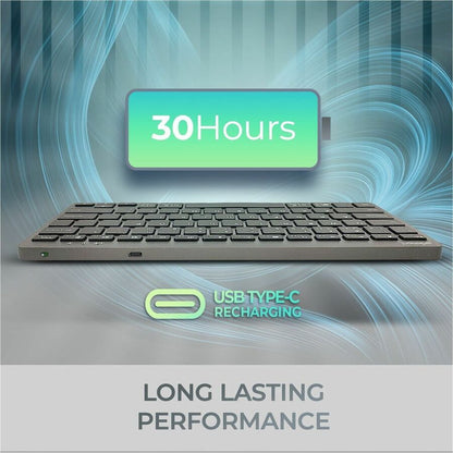 Alternate-Image5 Image for Adesso EasyTouch 7000 Multi OS Bluetooth Scissor Switch Keyboard with CoPilot AI Hotkey