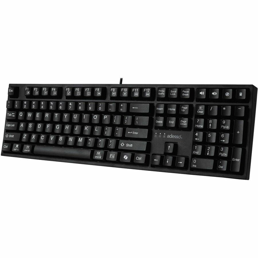 Left Image for Adesso Multi-OS Mechanical Keyboard With CoPilot AI Hotkey