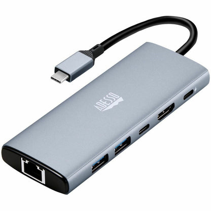 Main Image for Adesso AUH-4035 7 in 1 Docking Station, Supports USB C to x1 4K HDMI, 3x USB-A 3.2, 1x PD, 1x Micro SD, 1x SD Card