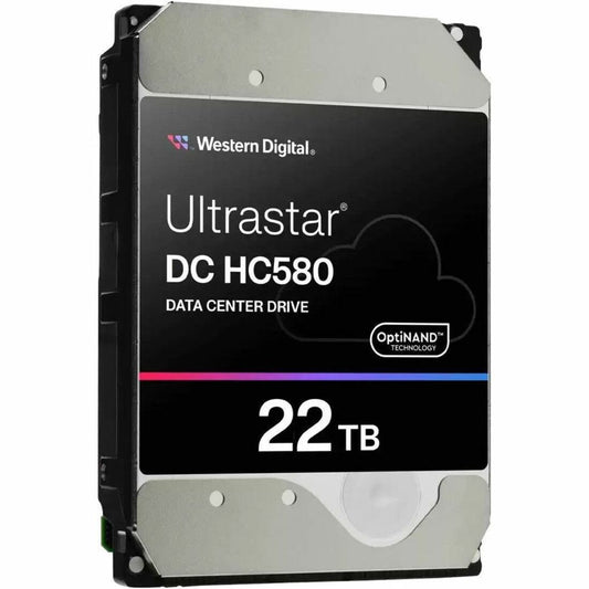 Main Image for WD Ultrastar DC HC580 WUH722422AL5201 22 TB Hard Drive - 3.5" Internal - SATA - Conventional Magnetic Recording (CMR) Method