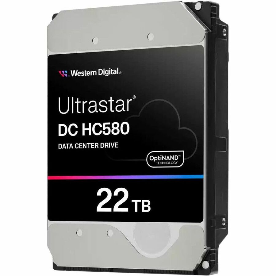 Alternate-Image2 Image for WD Ultrastar DC HC580 WUH722422AL5201 22 TB Hard Drive - 3.5" Internal - SATA - Conventional Magnetic Recording (CMR) Method