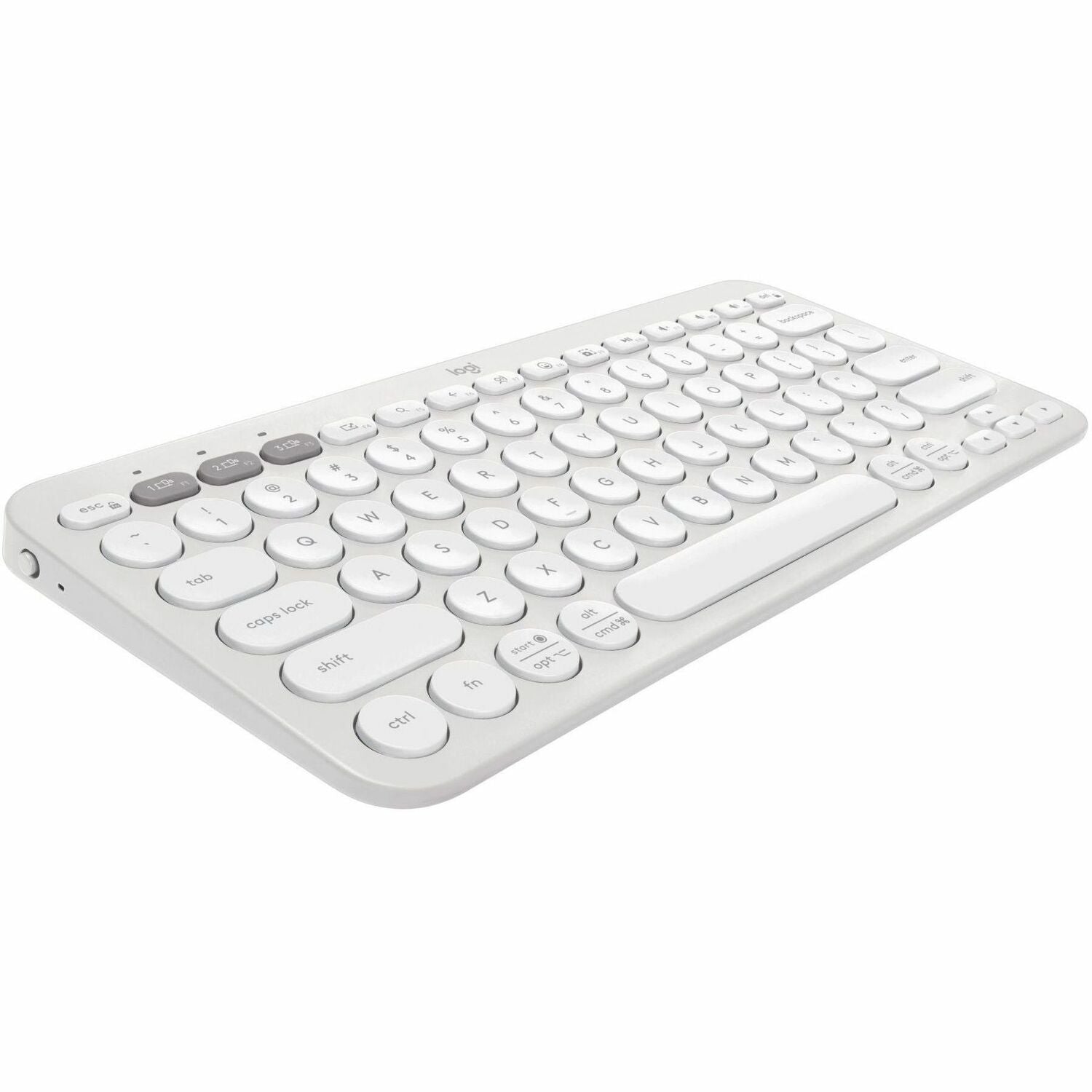Main Image for Logitech Pebble Keys 2 K380s, Multi-Device Bluetooth Wireless Keyboard with Customizable Shortcuts, Tonal White
