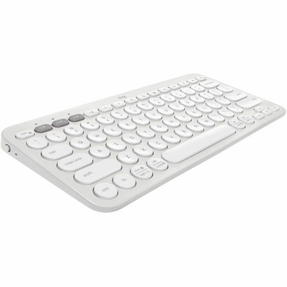 Main Image for Logitech Pebble Keys 2 K380s, Multi-Device Bluetooth Wireless Keyboard with Customizable Shortcuts, Tonal White