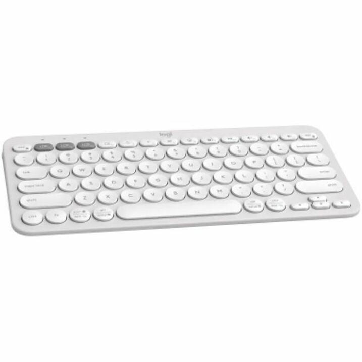 Alternate-Image10 Image for Logitech Pebble Keys 2 K380s, Multi-Device Bluetooth Wireless Keyboard with Customizable Shortcuts, Tonal White