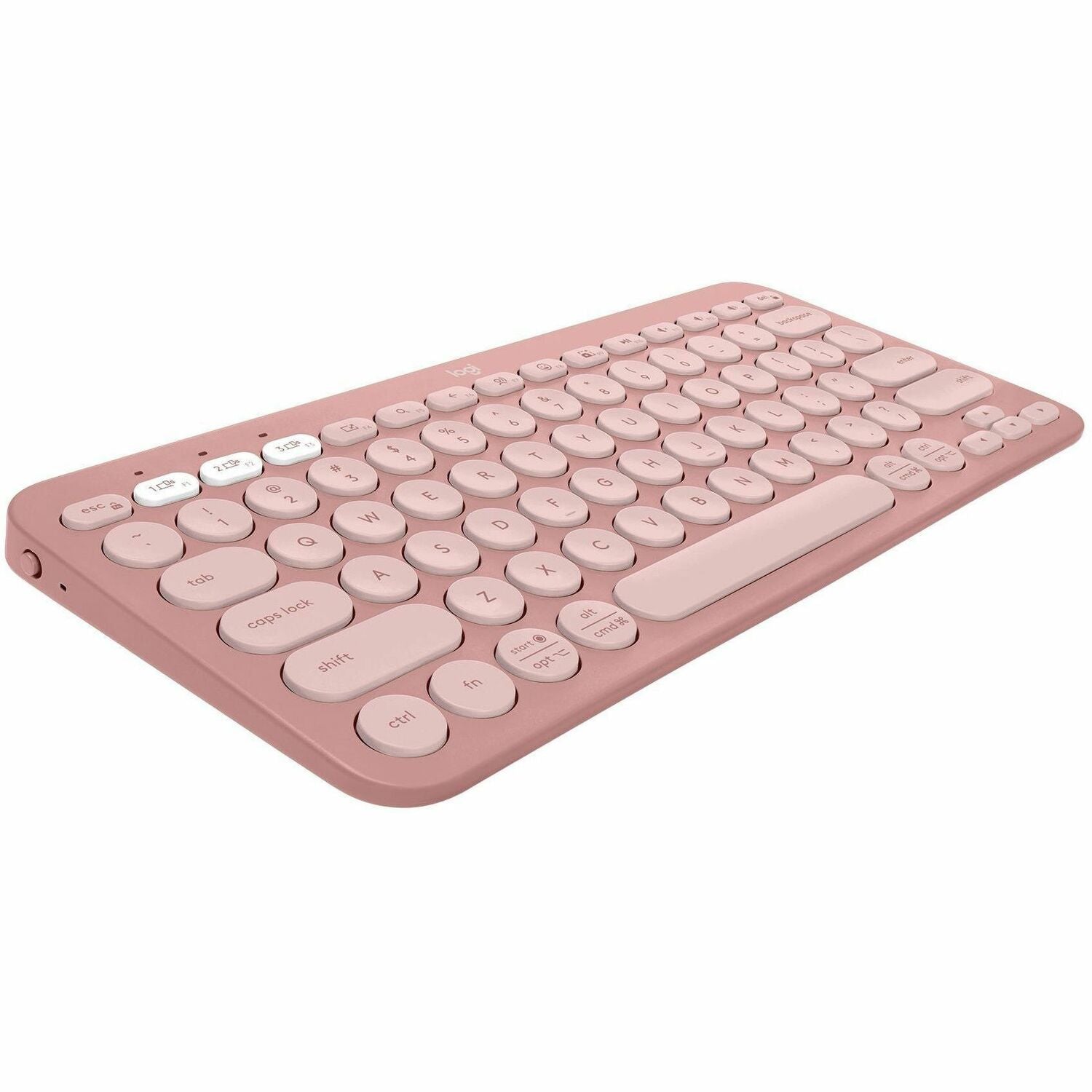 Main Image for Logitech Pebble Keys 2 K380s, Multi-Device Bluetooth Wireless Keyboard with Customizable Shortcuts, Tonal Rose