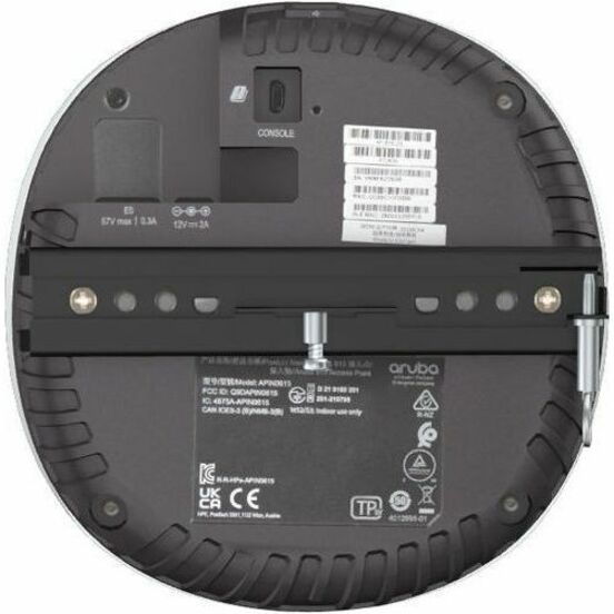 Rear Image for HPE AP-615 Tri Band Wi-Fi 6E IEEE 802.11 a/b/g/n/ac/ax 3.60 Gbit/s Wireless Access Point - Indoor