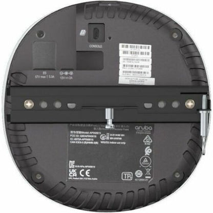 Rear Image for HPE AP-615 Tri Band Wi-Fi 6E IEEE 802.11 a/b/g/n/ac/ax 3.60 Gbit/s Wireless Access Point - Indoor