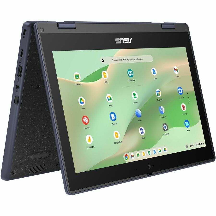 Alternate-Image1 Image for Asus Chromebook CR11 CR1104CGA-YZ42T 11.6" Rugged Chromebook - HD - Intel N-Series N100 - 4 GB - 32 GB Flash Memory - Mineral Gray