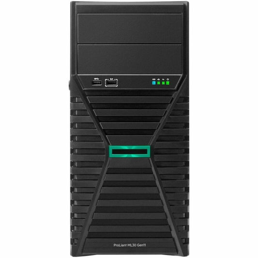 Main Image for HPE SMART CHOICE ProLiant ML30 G11 4U Tower Server - 1 x Intel Xeon E-2434 3.4 GHz - 32 GB RAM - 1.92 TB SSD - (2 x 960GB) SSD Configuration - Serial ATA/600, 12Gb/s SAS, NVMe Controller