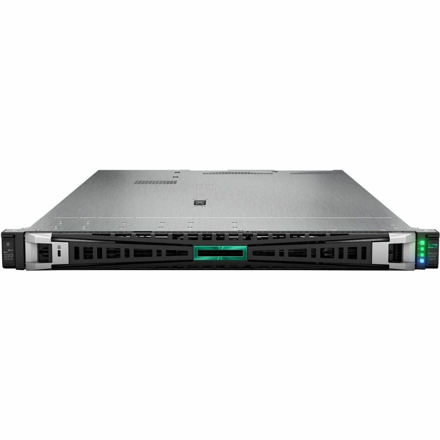 Front Image for HPE SMART CHOICE ProLiant DL360 Gen11 1U Rack Server - 1 x Intel Xeon Gold 6530 2.1 GHz - 128 GB RAM - NVMe Controller
