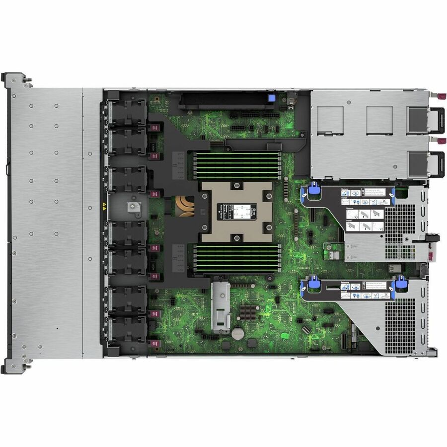 Alternate-Image1 Image for HPE SMART CHOICE ProLiant DL325 G11 1U Rack Server - 1 x AMD EPYC 9354P 3.25 GHz - 256 GB RAM - 3.84 TB SSD - (2 x 1.92TB) SSD Configuration - 12Gb/s SAS Controller