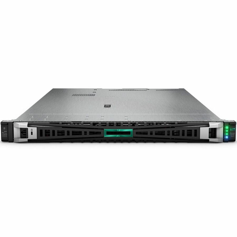Front Image for HPE SMART CHOICE ProLiant DL360 Gen11 1U Rack Server - 1 x Intel Xeon Silver 4516Y+ 2.2 GHz - 128 GB RAM - NVMe Controller
