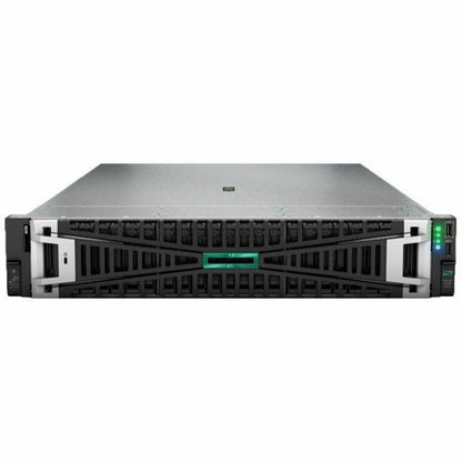 Front Image for HPE SMART CHOICE ProLiant DL380 G11 2U Rack Server - 1 x Intel Xeon Silver 4510 2.4 GHz - 64 GB RAM - 4.8 TB HDD - (2 x 2.4TB) HDD Configuration - Serial ATA/600, 12Gb/s SAS Controller