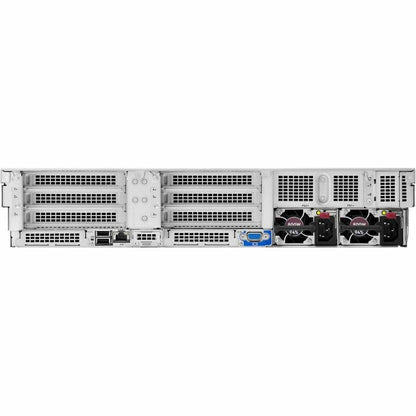 Rear Image for HPE SMART CHOICE ProLiant DL380 G11 2U Rack Server - 1 x Intel Xeon Silver 4510 2.4 GHz - 64 GB RAM - 16 TB HDD - (2 x 8TB) HDD Configuration - Serial ATA/600, 12Gb/s SAS Controller