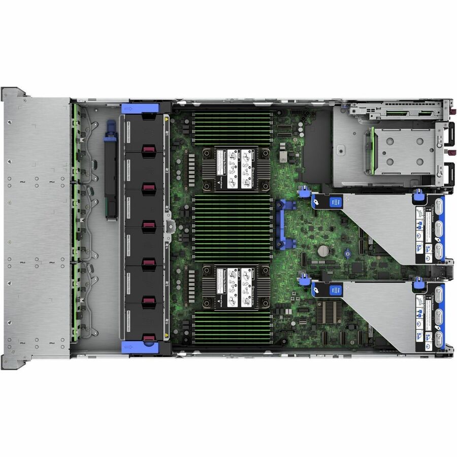 Alternate-Image3 Image for HPE SMART CHOICE ProLiant DL380 G11 2U Rack Server - 1 x Intel Xeon Silver 4510 2.4 GHz - 64 GB RAM - 16 TB HDD - (2 x 8TB) HDD Configuration - Serial ATA/600, 12Gb/s SAS Controller