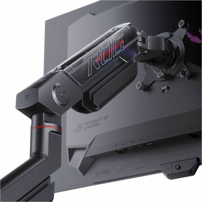 Alternate-Image4 Image for Asus ROG Mounting Arm for Monitor, Flat Panel Display, Curved Screen Display - Black