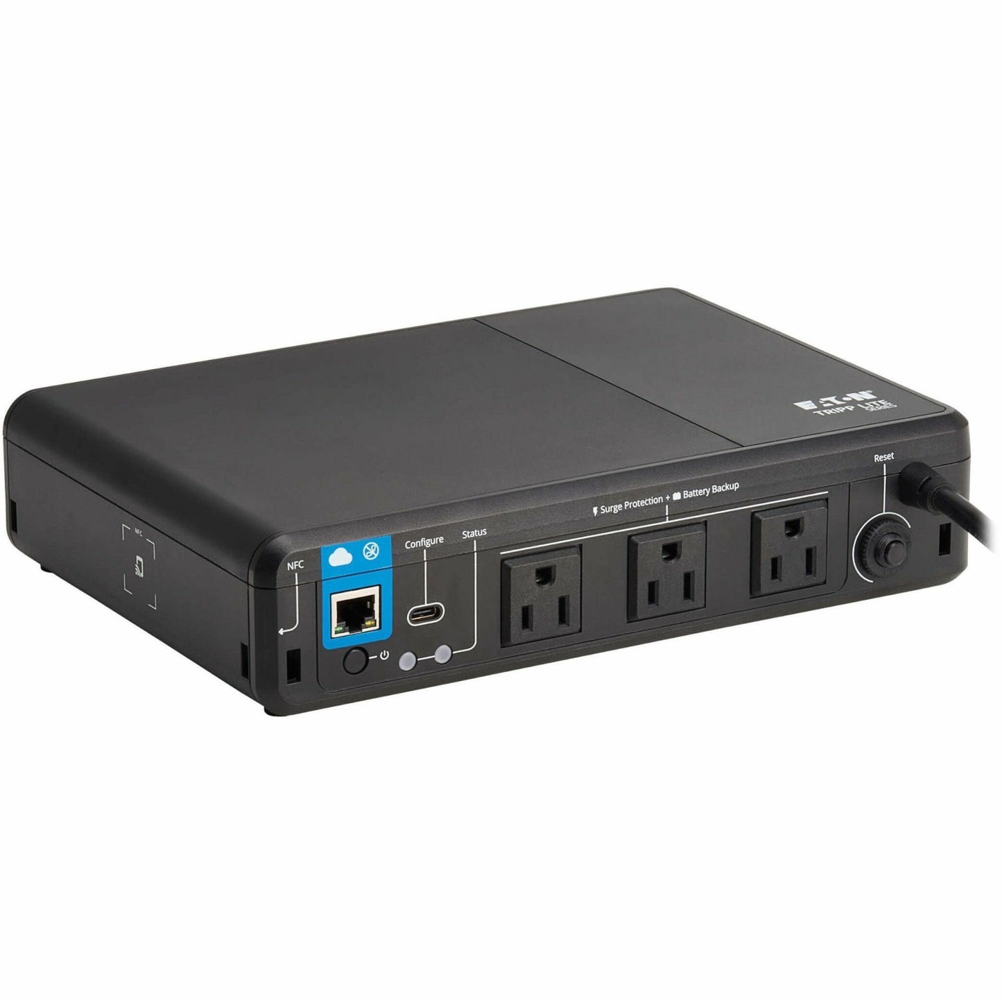 Main Image for Eaton Tripp Lite Series 350VA 210W 120V Standby Cloud-Connected UPS with Remote Monitoring - 3 NEMA 5-15R Outlets (Surge + Battery Backup), 5-15P Plug, Desktop