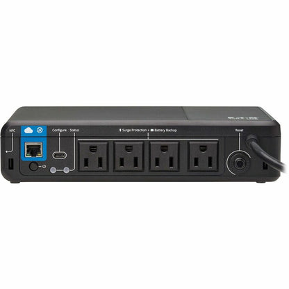 Front Image for Eaton Tripp Lite Series 600VA 300W 120V Standby Cloud-Connected UPS with Remote Monitoring - 4 NEMA 5-15R Outlets (Surge + Battery Backup), 5-15P Plug, Desktop