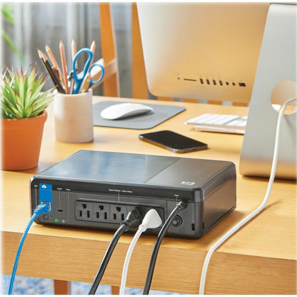 Life-Style Image for Eaton Tripp Lite Series 850VA 450W 120V Standby Cloud-Connected UPS with Remote Monitoring - 5 NEMA 5-15R Outlets (Surge + Battery Backup), 5-15P Plug, Desktop