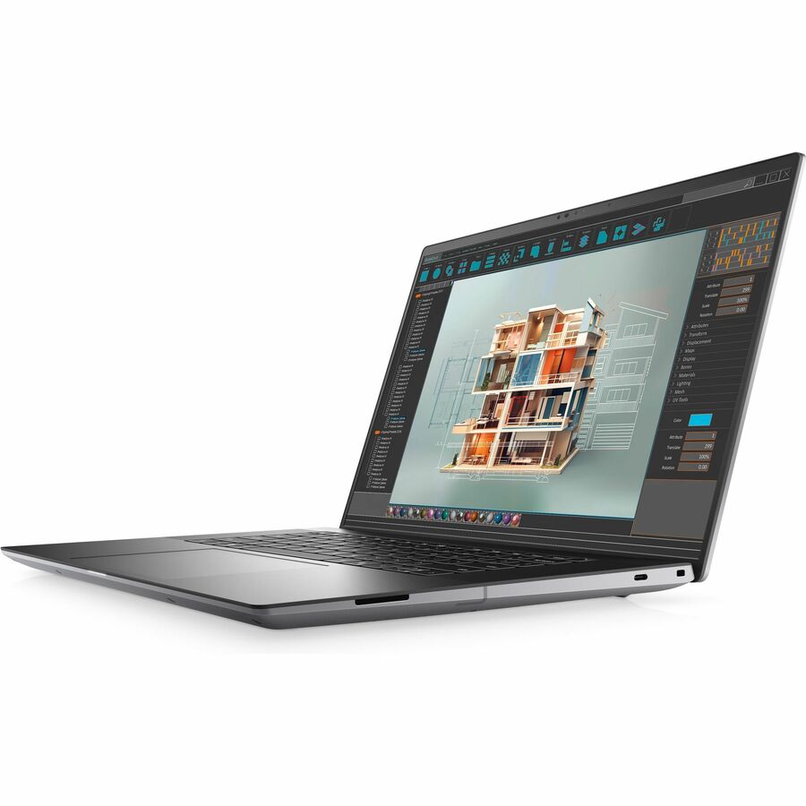 Alternate-Image3 Image for Dell Precision 5000 5690 16" Mobile Workstation - Full HD Plus - 60 Hz - Intel Core Ultra 7 155H - vPro Technology - Intel Evo Platform - 32 GB - 512 GB SSD - English (US) Keyboard - Anodized Titan Gray