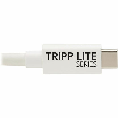 Alternate-Image4 Image for Eaton Tripp Lite Series USB4 40Gbps Cable (M/M) - USB-C, 8K 60 Hz, 240W PD Charging, White, 1 m (3.3 ft.)