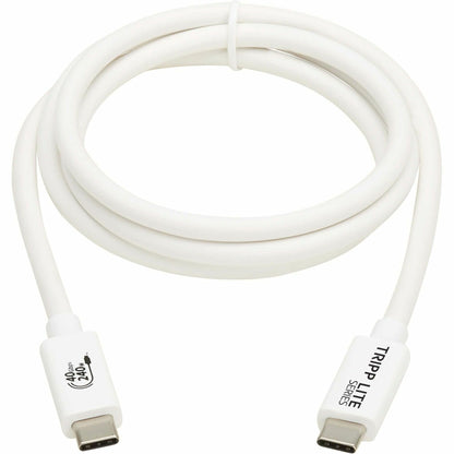 Main Image for Eaton Tripp Lite Series USB4 40Gbps Cable (M/M) - USB-C, 8K 60 Hz, 240W PD Charging, White, 1 m (3.3 ft.)