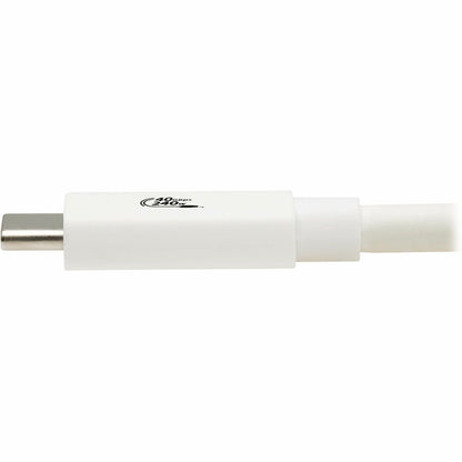 Alternate-Image3 Image for Eaton Tripp Lite Series USB4 40Gbps Cable (M/M) - USB-C, 8K 60 Hz, 240W PD Charging, White, 1 m (3.3 ft.)