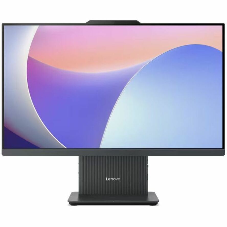 Front Image for Lenovo IdeaCentre 24ARR9 F0HR001MUS All-in-One Computer - AMD Ryzen 3 7335U - 8 GB - 256 GB SSD - 23.8" Full HD Touchscreen - Desktop - Luna Gray