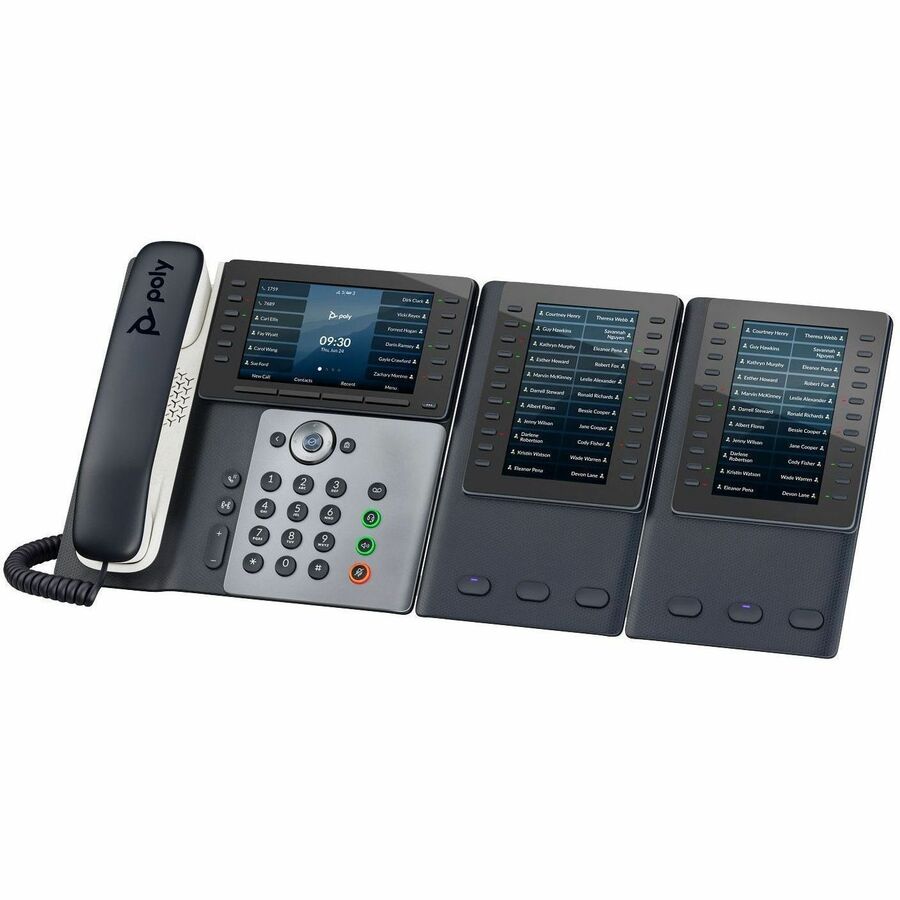 Alternate-Image5 Image for Poly Edge E550 IP Phone and PoE-enabled GSA/TAA