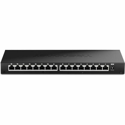 Alternate-Image1 Image for TRENDnet 16-Port Unmanaged 2.5G Desktop Network Ethernet Switch, TEG-S3160, 16 x 2.5Gb RJ-45 Ports, 80Gbps Switching Capacity, Ethernet Splitter, NDAA & TAA Compliant, Lifetime Protection, Black