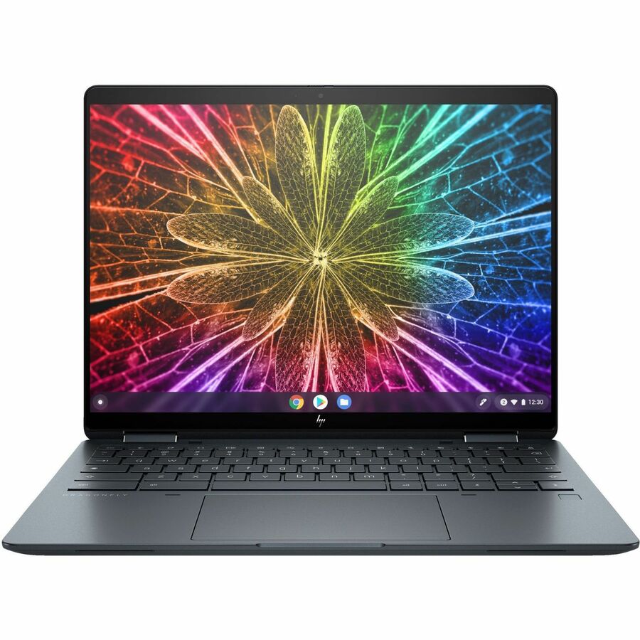 Front Image for HP Elite Dragonfly 13.5" Touchscreen Convertible 2 in 1 Notebook - 2K - Intel Core i3 12th Gen i3-1215U - 8 GB - 256 GB SSD - English Keyboard - Slate Blue - Smart Buy